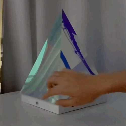 Pyramid Neon Lamp